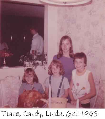 Diane, Candy, Linda, Gail 1965
